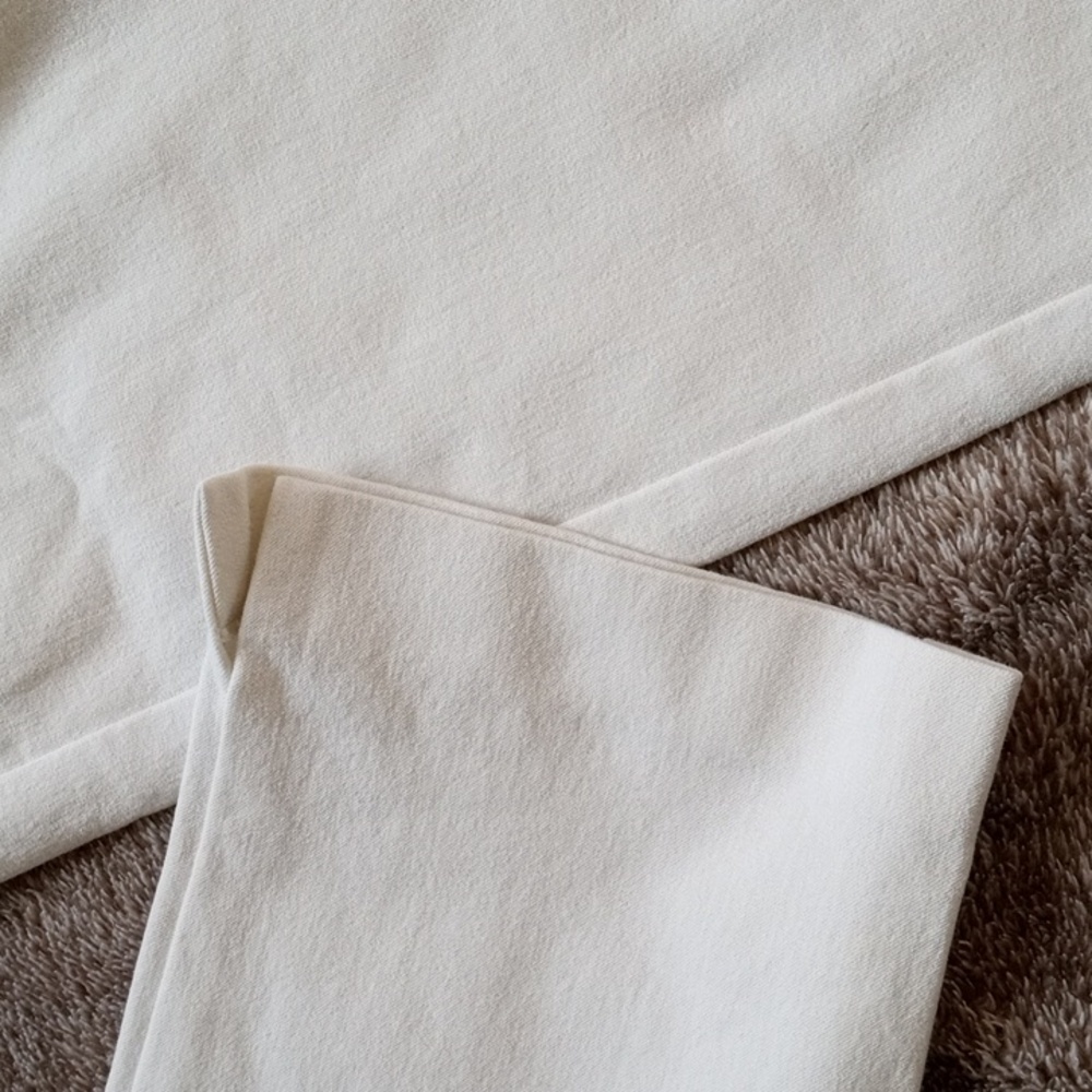 Eileen Fisher Bistretch Twill slim fit pants in Bone - Picture 2 of 10